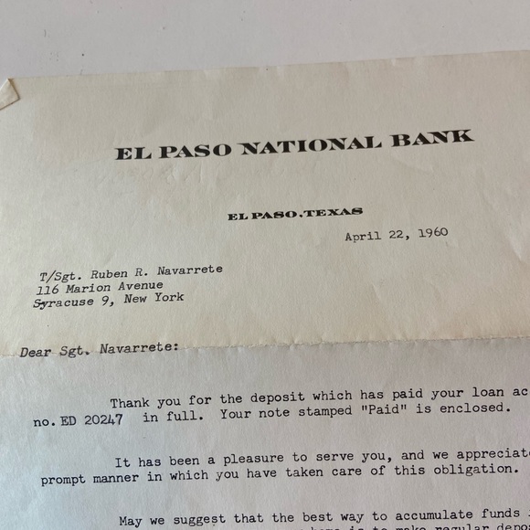 Vintage US Army Government Issue Black Vinyl Briefcase W/ Provenance RARE - Picture 12 of 12